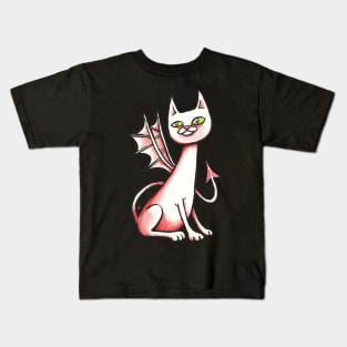 Demon Cat Kids T-Shirt